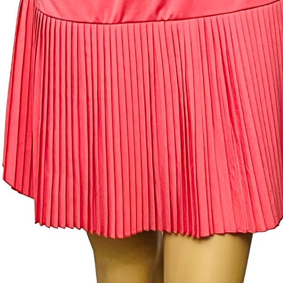 GG Blue Activewear Pink Pleated Pockets Elastic Waistband Skirt Skort Sz L - Picture 3 of 13